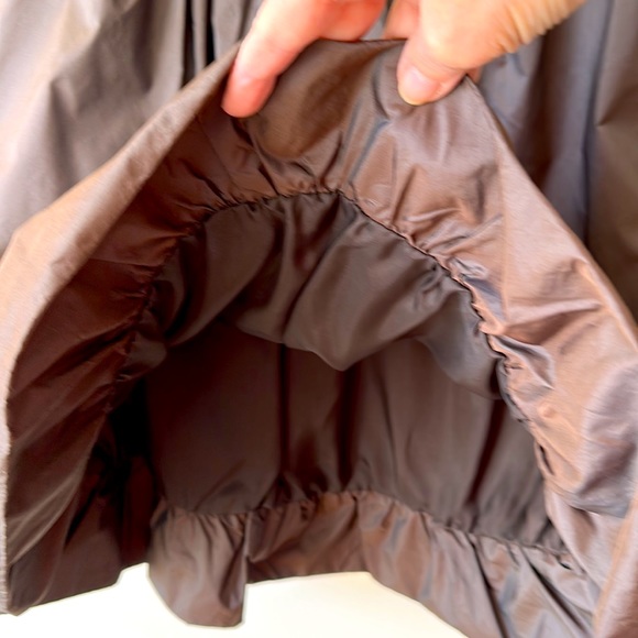 NEW Theory Chocolate Brown Sleeveless Dressy Top Size P NWT Silk Blend Blouse - Picture 4 of 10